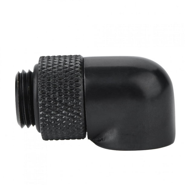 Water Pumps 90 Degree Tube Fitting G1/4 Thread 90 Degree Elbow 360 Degree Rotatable Connector PC Water Cooling Fitting for Water Blocks Silver Radiators Water Pumps 90 Degree Tube Fitting G1/4 Thread 90 Degree Elbow 360 Degree Rotatable Connector PC Water Cooling Fitting for Water Blocks Silver Radiators